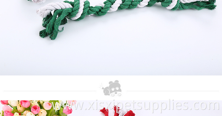 Christmas Dog Toy 2019 New Arrive Handmade Weave Rope Dog Toy bone
